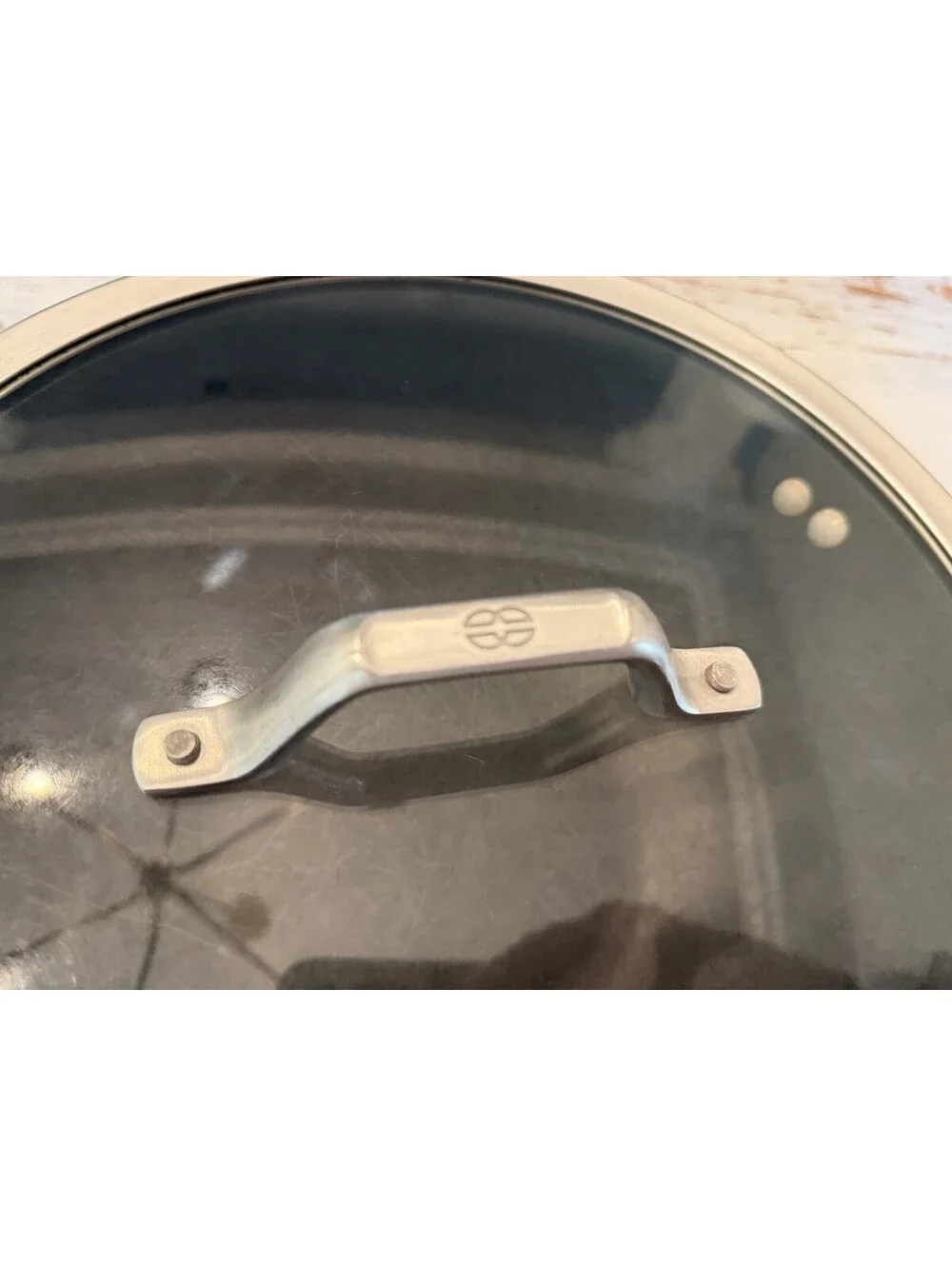 CALPHALON SIGNATURE Nonstick 12 Inch Flat Bottom Wok PAN + LID SET